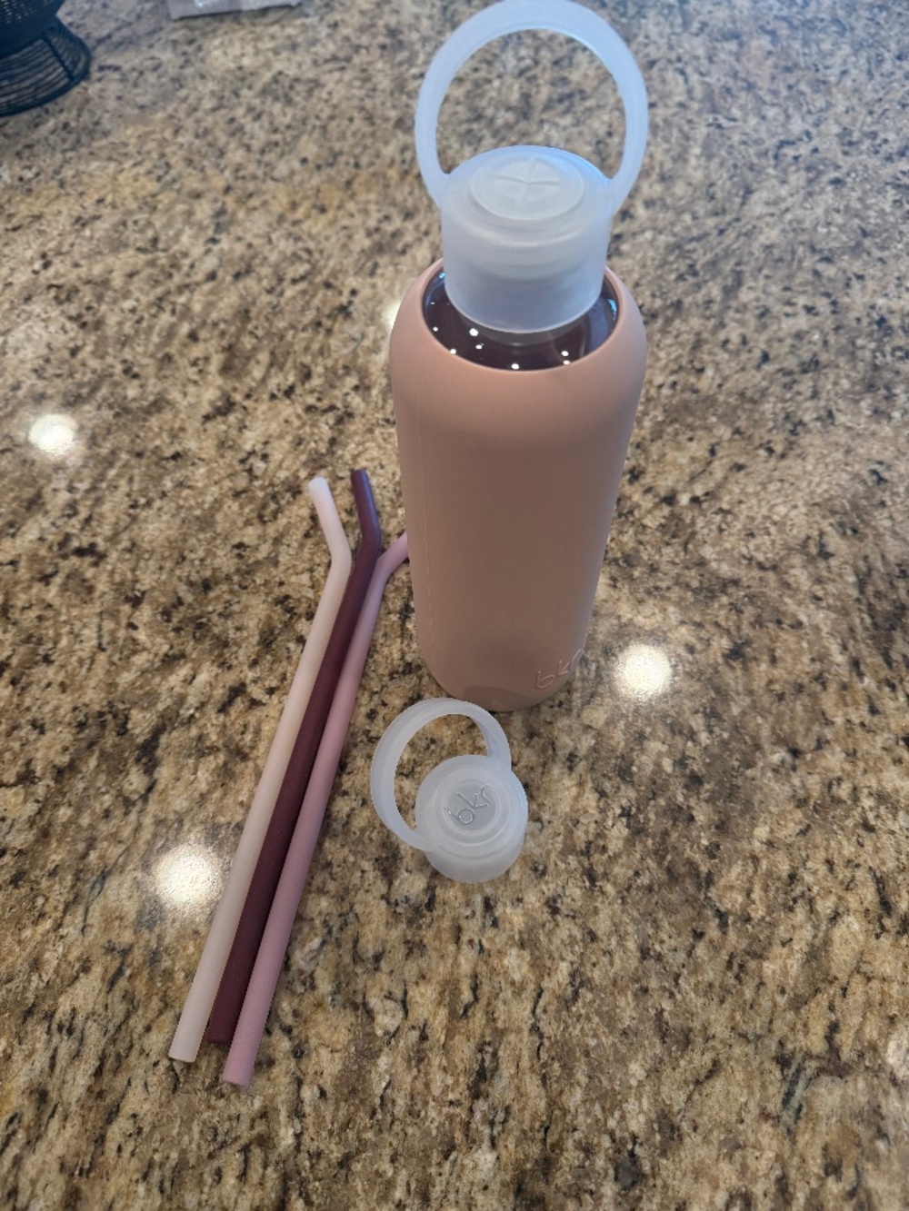 BKR Demi Bottle with Straws